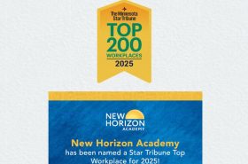 New Horizon Academy has been named a Star Tribune Top Workplace for 2025