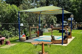 Nature Explore Certified outdoor classroom at New Horizon Academy in Eagan, Minnesota
